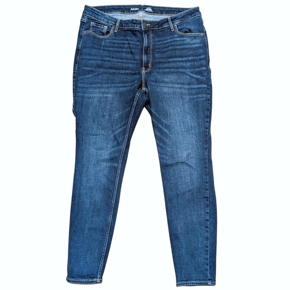 Old Navy Rockstar Jeans Plus 16 Super Skinny High Rise Secret Slim Pockets 1X XL